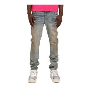 Purple Brand Straight Leg Jeans Glow Dirty Mens Blue P005